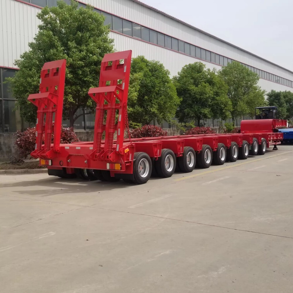 Cómo elegir un remolque de cama baja para el transporte de excavadoras