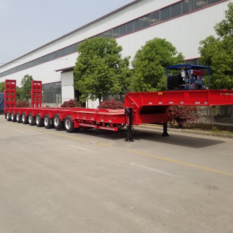 Semirremolques de cama baja en venta: elección de la capacidad para el transporte de maquinaria pesada
