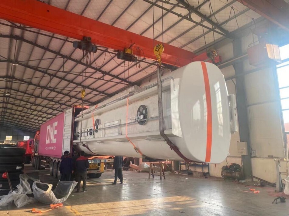 5 unidades de remolque tanque de combustible para DUBAI, EAU