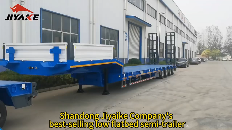 Semi remolque de plataforma baja (3)