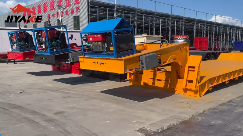 Semi remolque de plataforma baja (12)