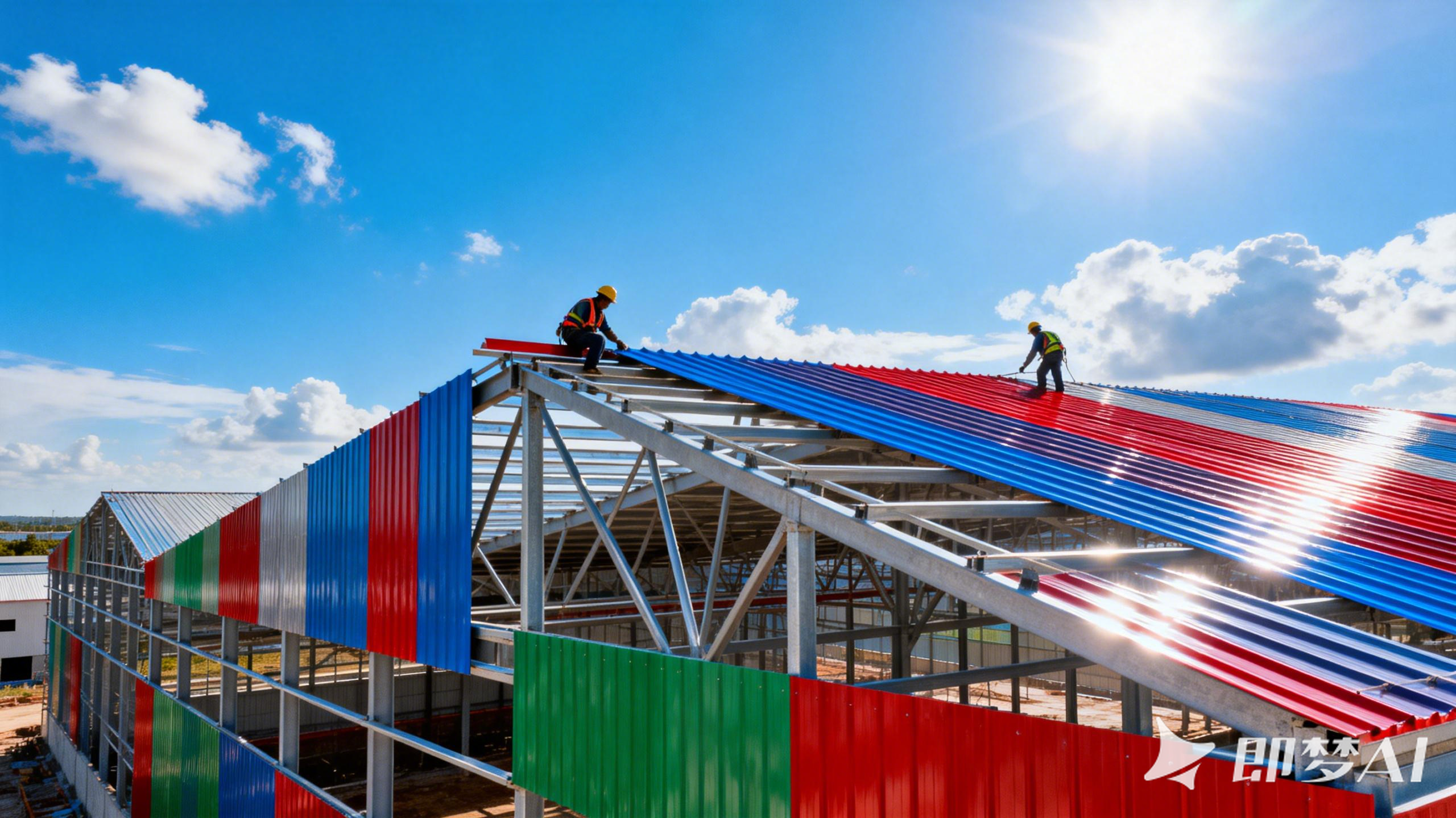 The fusion of modern industrial aesthetics and efficient construction