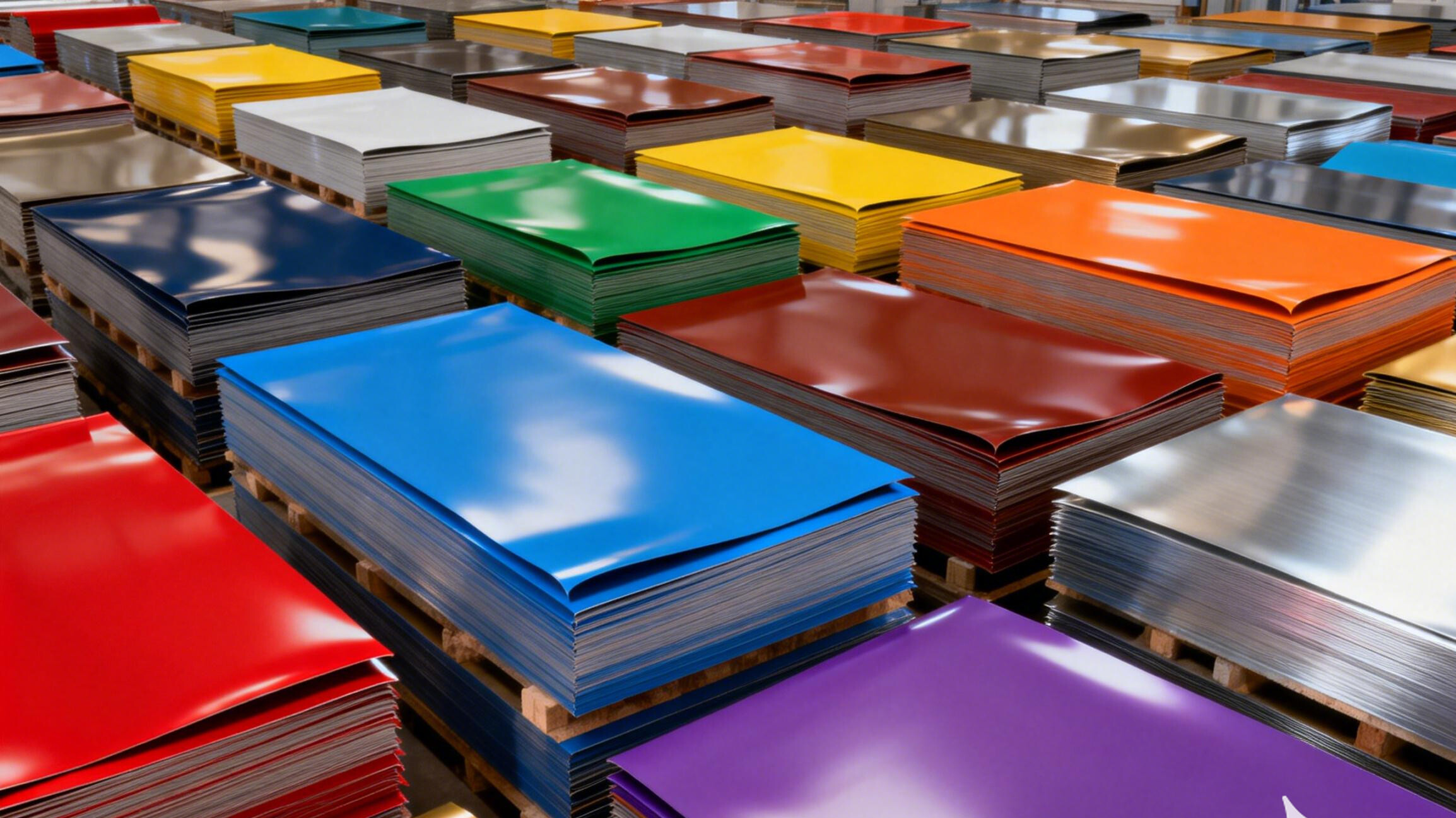 What are the benefits of using color-coated sheets