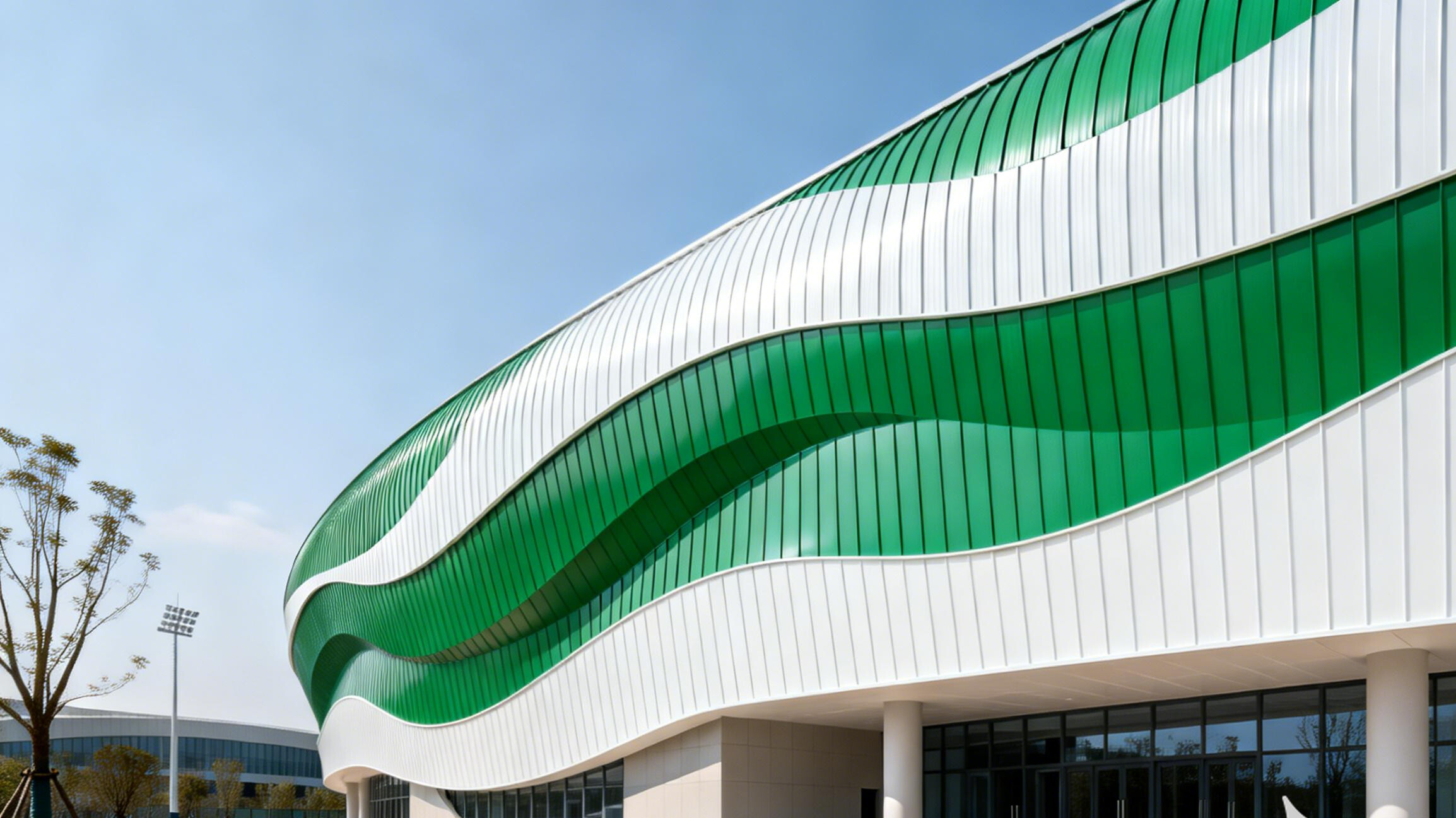 Application of color-coated plates in the construction industry