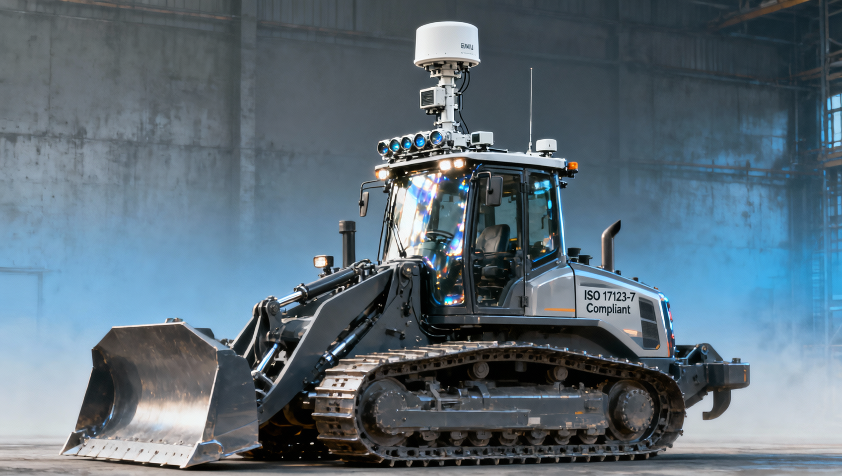 Do bulldozers with GPS tracking require certified operators — and how much training time is needed for ISO 17123 compliance?