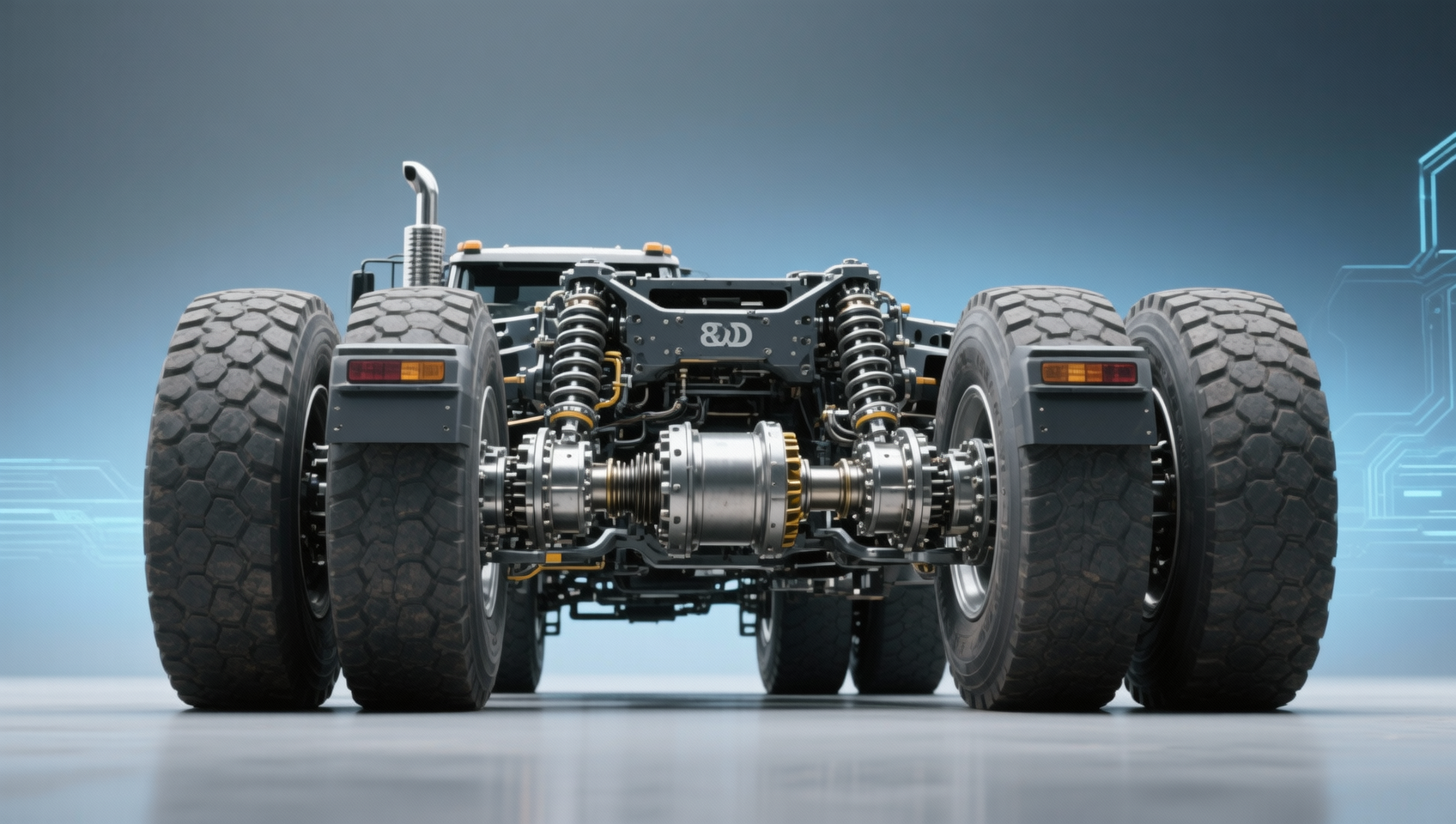 Can a heavy truck chassis manufacturer with R&D capability deliver custom axle configurations for mining haul roads?