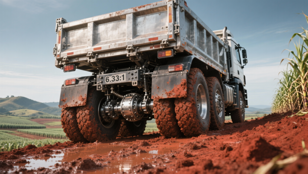 How Brazilian dump truck suppliers adapt rear axle ratios for steep sugarcane transport routes—and why it matters for uptime