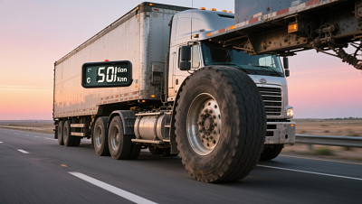 What mileage is considered normal for a used truck?
