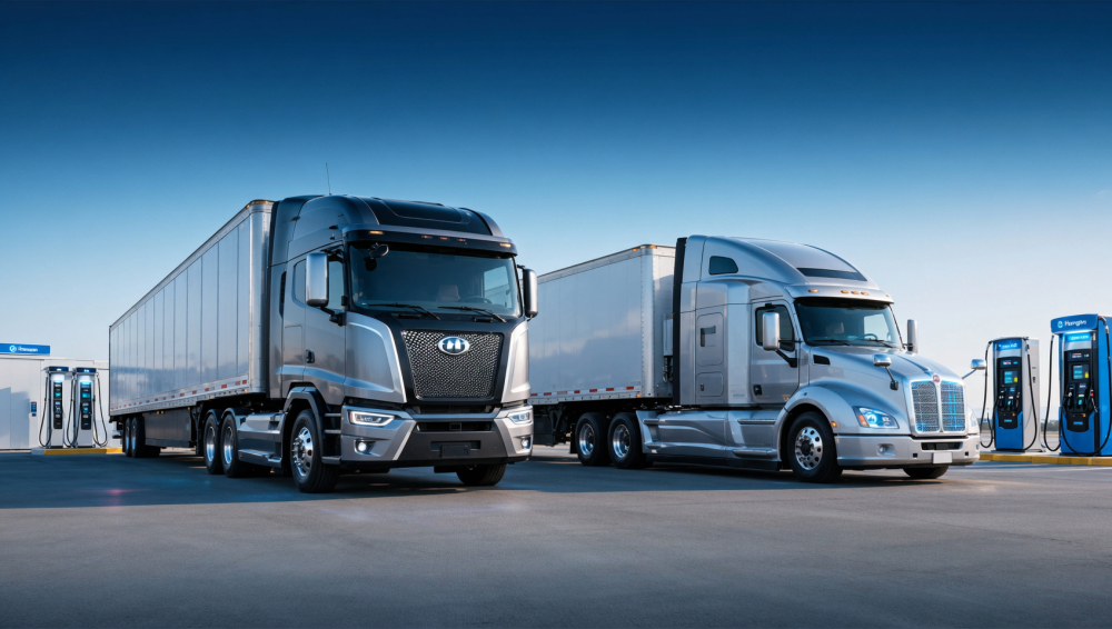 What is the future energy trend for heavy trucks?