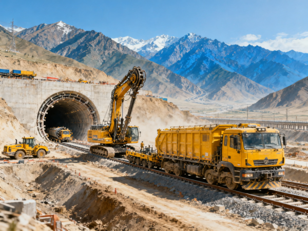 China-Kyrgyzstan-Uzbekistan Railway Enters Critical Construction Phase: Accelerating Export Channels for Chinese Heavy Trucks and Engineering Machinery to Central Asia