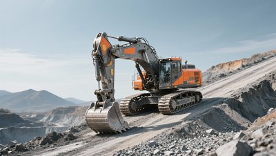 Excavator for mining: Why undercarriage load distribution changes at >15° slope angles