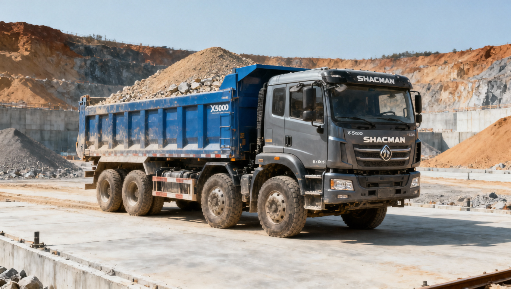 SHACMAN X5000 6×4 Dump Truck Axle Load Distribution Under Full Payload Conditions