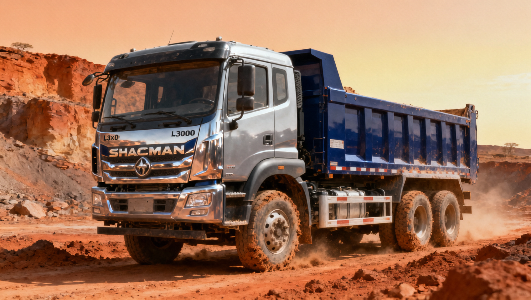 SHACMAN L3000 4×2 Dump Truck real-world fuel consumption: Field data from 12 African mining sites