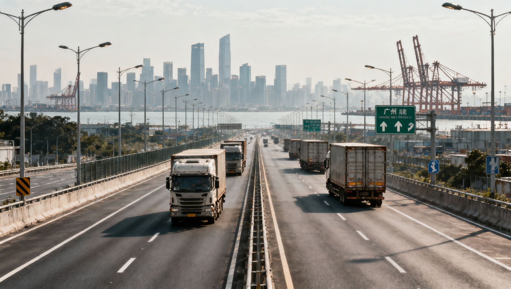 Qinghua Expressway Guangzhou Section Opens, Boosting Greater Bay Area Logistics