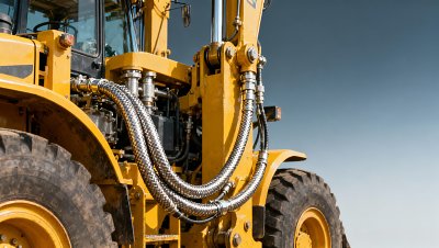 Why wheel loader hydraulic response slows down before visible hose damage appears