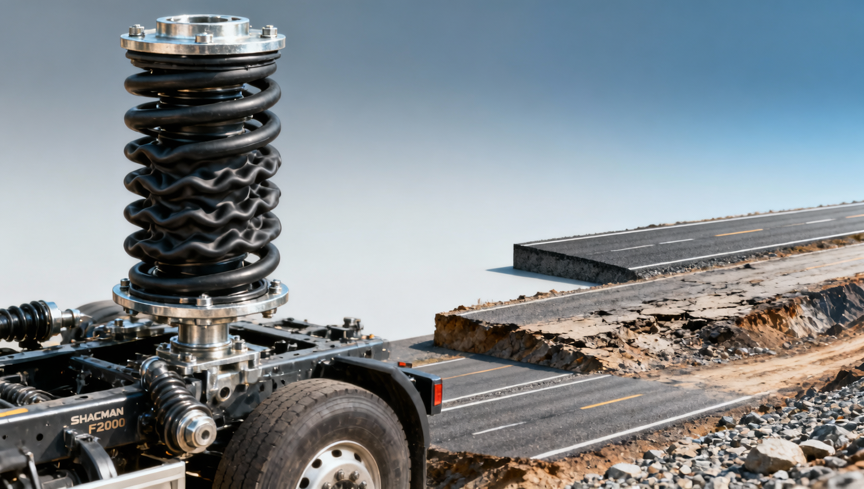 Truck suspension airbag lifespan varies by regional road conditions — not just load weight
