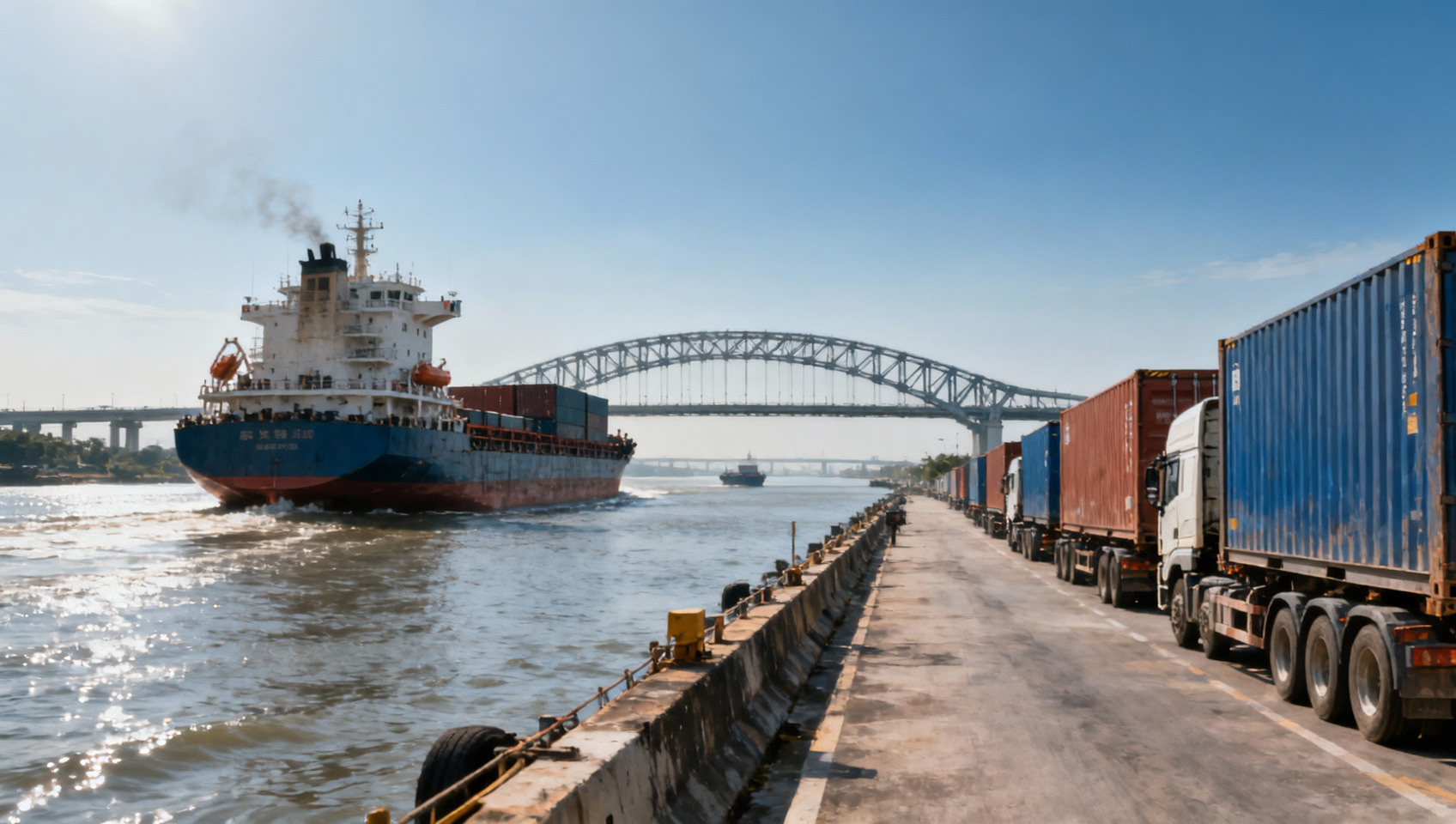 Temporary Traffic Control in Dongguan's Daoyun Waterway Impacts Land Logistics in South China