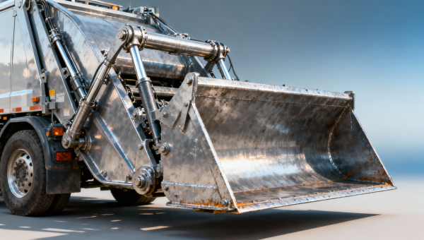 Garbage truck compaction force drops faster than spec sheets suggest Garbage truck compaction force drops faster than spec sheets suggest