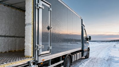 Wing van thermal bridging in winter deliveries — how much heat loss affects cargo integrity?