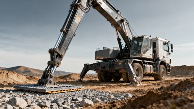 Crane truck stability on uneven terrain: Are standard outrigger specs enough?