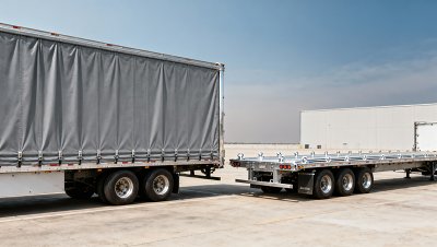 Curtain side trailer vs flatbed: Which hauls palletized freight more efficiently in 2026?
