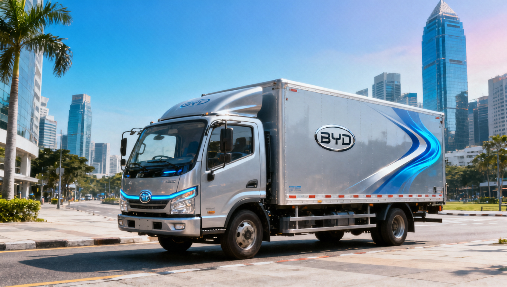 BYD Electric Light Trucks Gain 37% Market Share in Singapore, Boosting China's NEV Export
