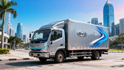 BYD Electric Light Trucks Gain 37% Market Share in Singapore, Boosting China's NEV Export