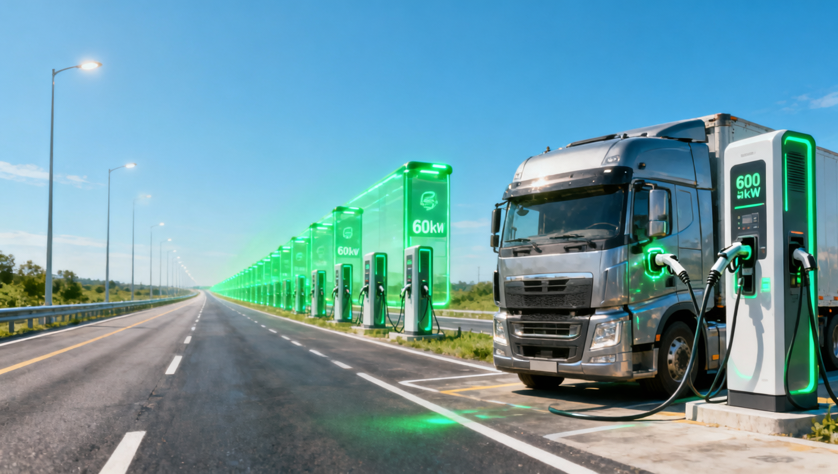 Shandong Builds 9,200km Green Charging Corridor for Electric Trucks