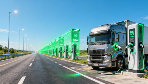 Shandong Builds 9,200km Green Charging Corridor for Electric Trucks