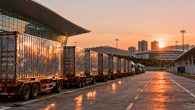 Guangzhou Fair Sets Temporary Trailer Waiting Zone, Highlighting Pearl River Delta's Export Hub Status