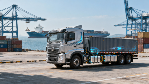 China's First 10,000-Ton Pure-Electric Smart Container Ship Sets Sail from Ningbo-Zhoushan Port