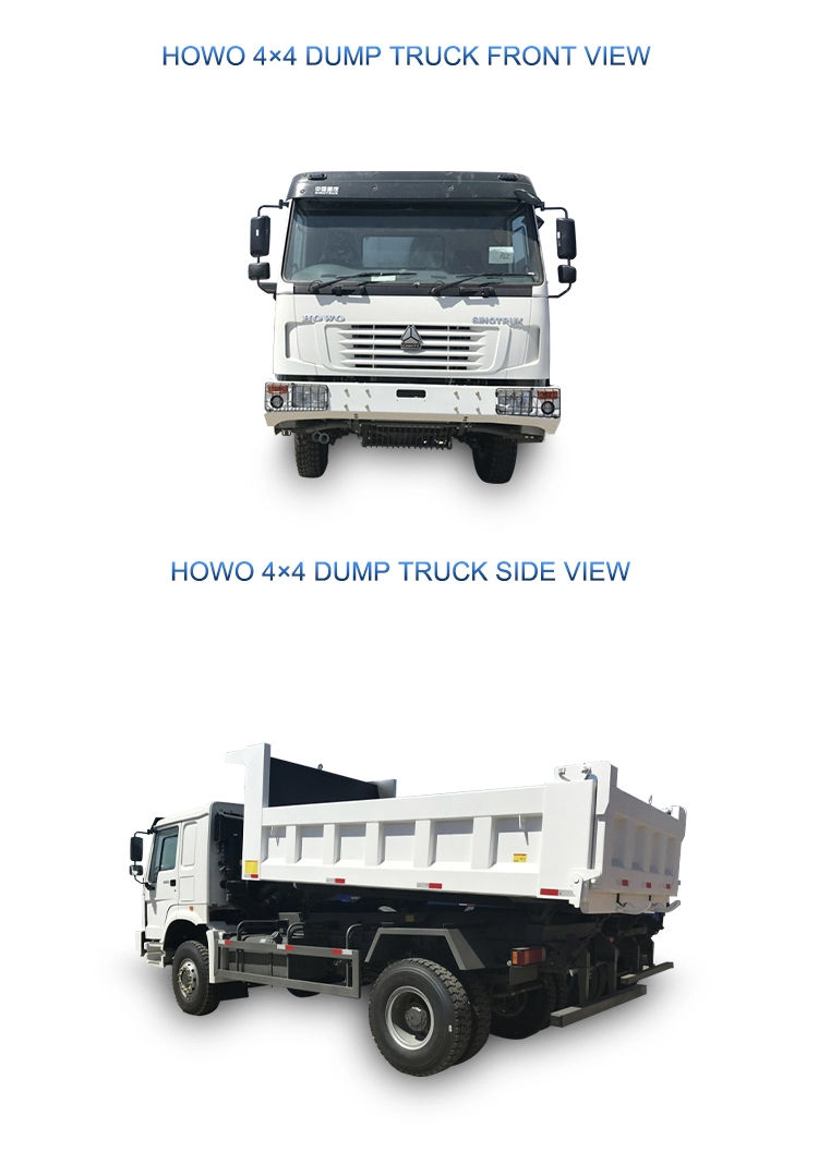 HOWO 4x4 dump truck chassis
