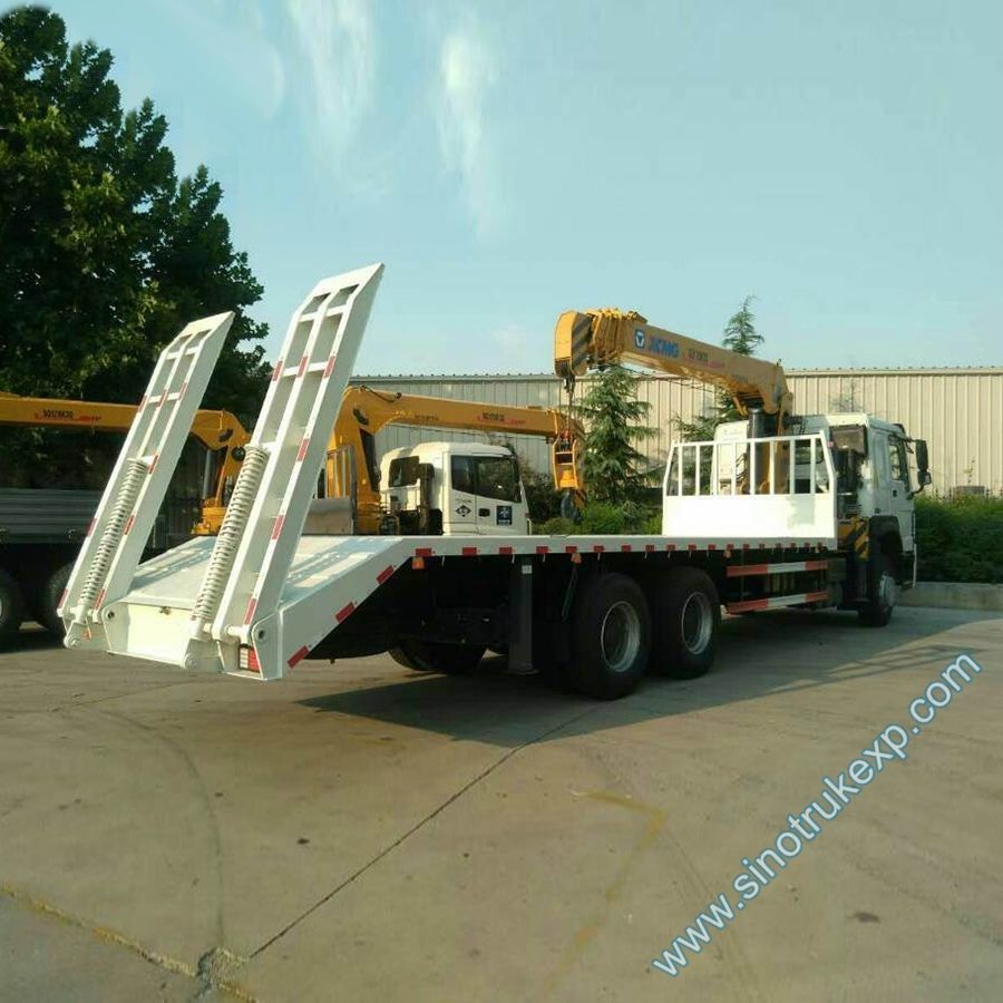 HOWO 6×4 Crane Truck with Self Loader - 371HP