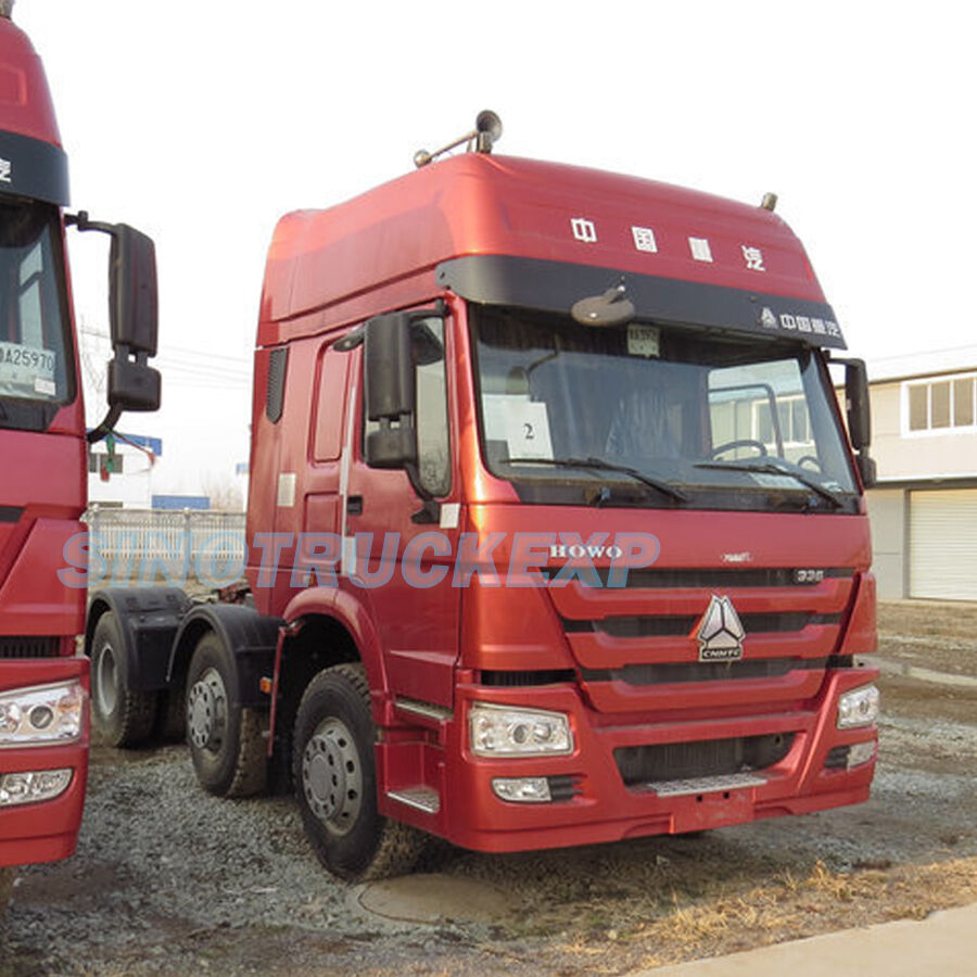 SINOTRUK HOWO 6x2 Tractor Truck With Double Front Steering Drive Axle