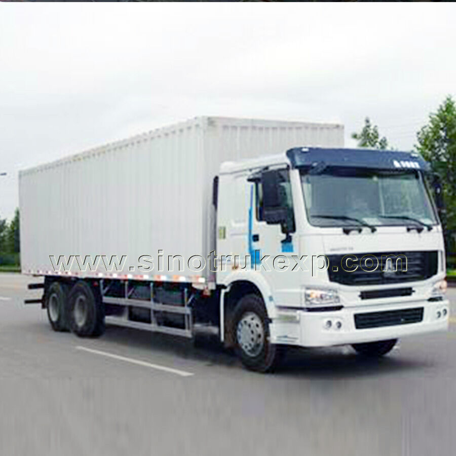 Sino 2021 New Howo 6x4 Cargo Van Truck