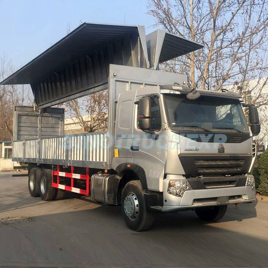 Sinotruk HOWO A7 6x4 10 Wheeler Wing Van Truck