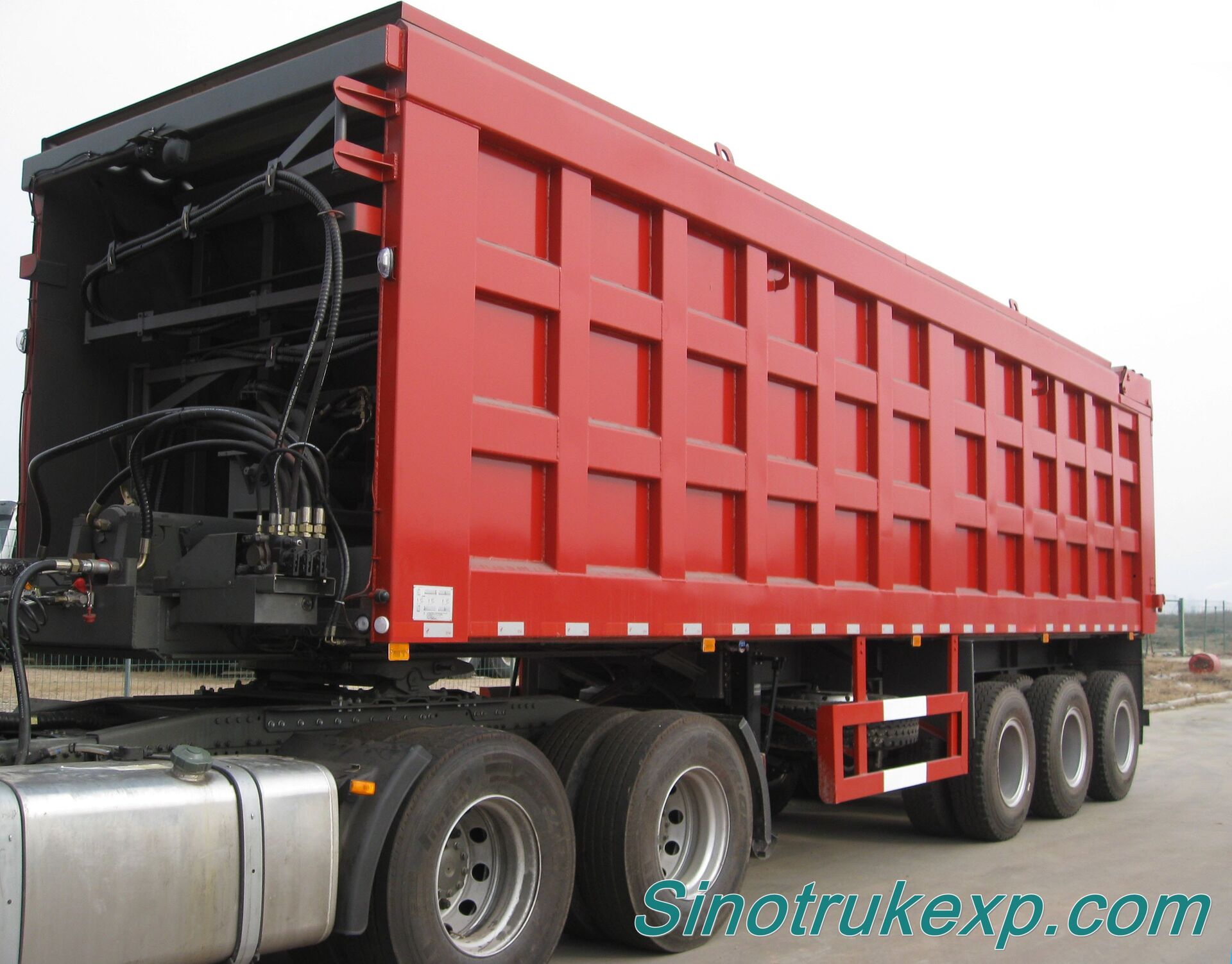 3 Axles Coal Van Semi Trailer