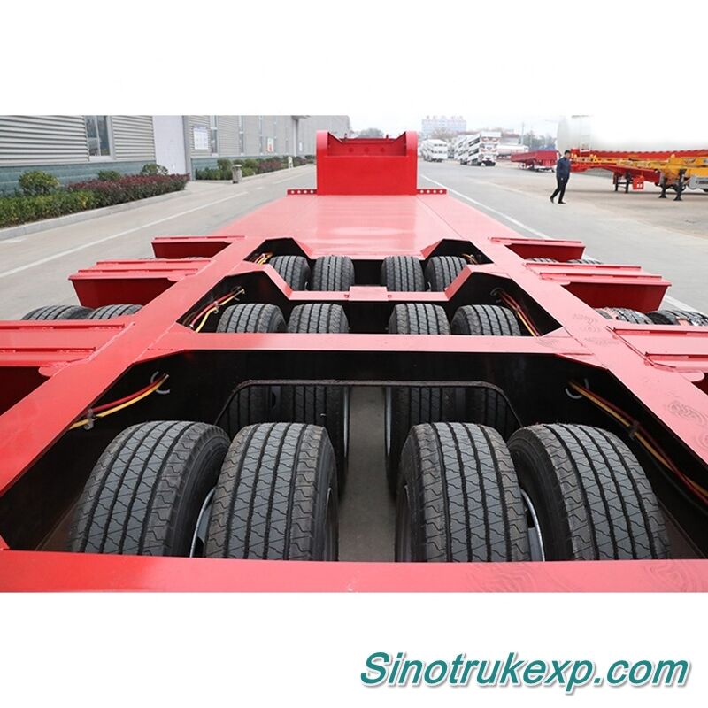3 lines-6 axles Cantilever series Low Bed Semi Trailer (high-strength steel)