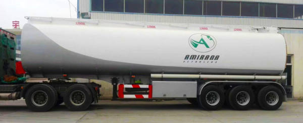3 Axles Fuel Tank Semi Trailer 60m³(Carbon Steel Tank)