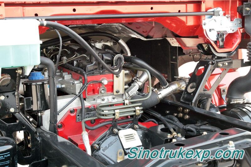 HOWO 4x2 light truck chassis