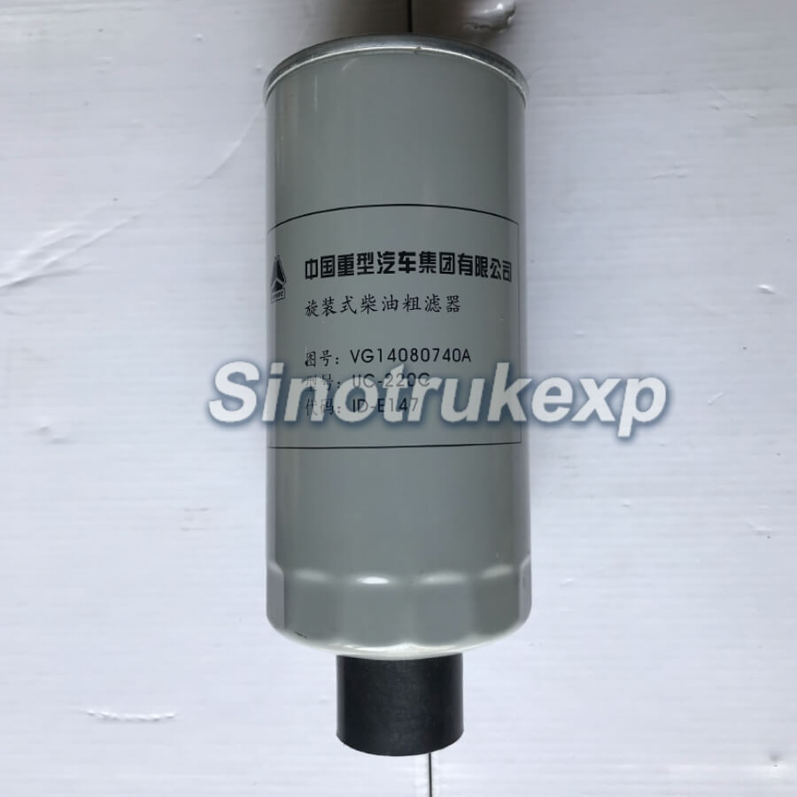 SINOTRUK HOWO ENGINE PARTS VG1047080740A FUEL FILTER