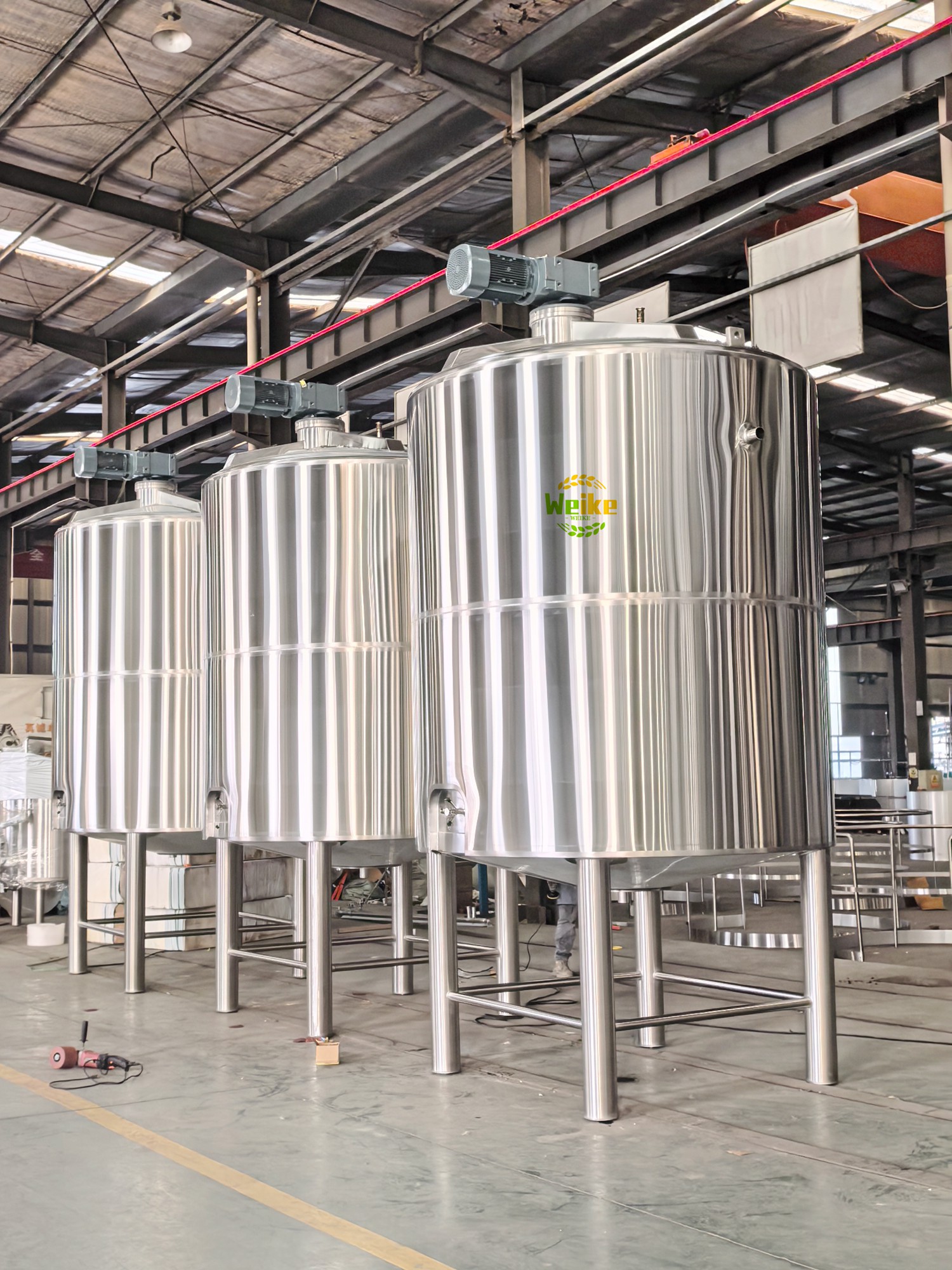 fruit pulp mixing tank