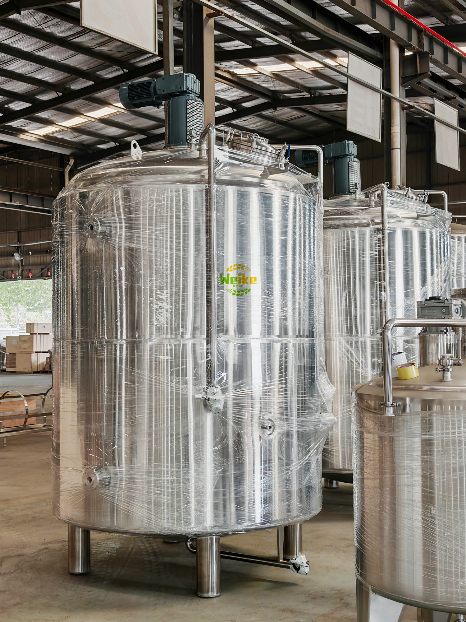 fruit pulp mixing tank