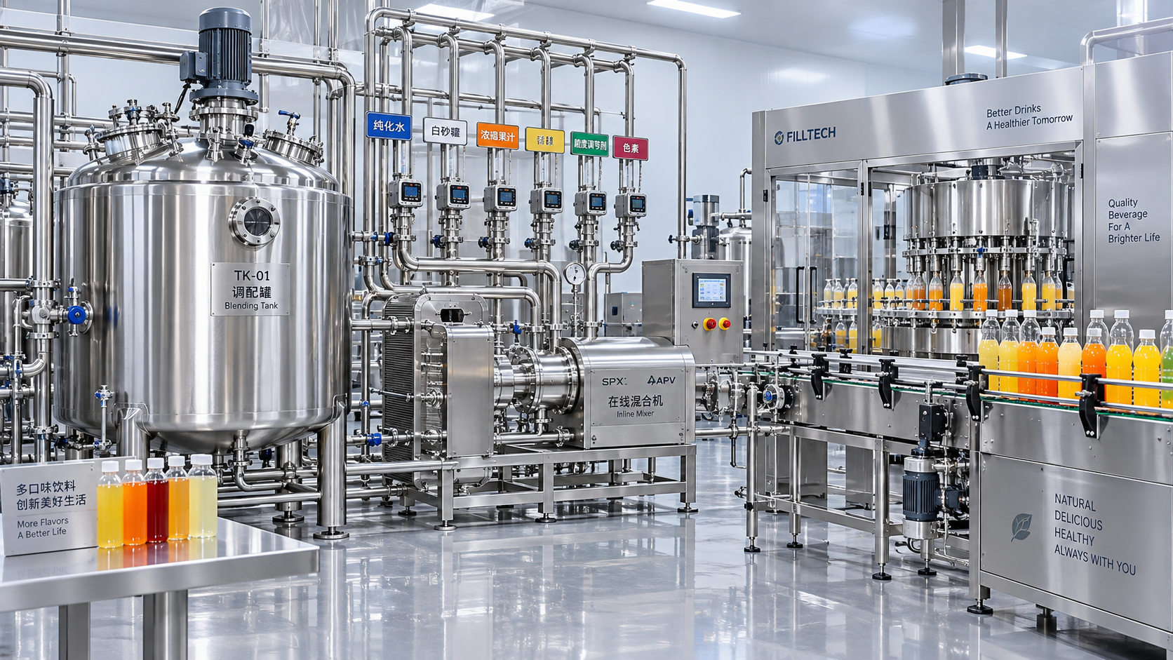 Cómo reducir la transferencia de sabores durante los cambios de producto en tanques de mezcla