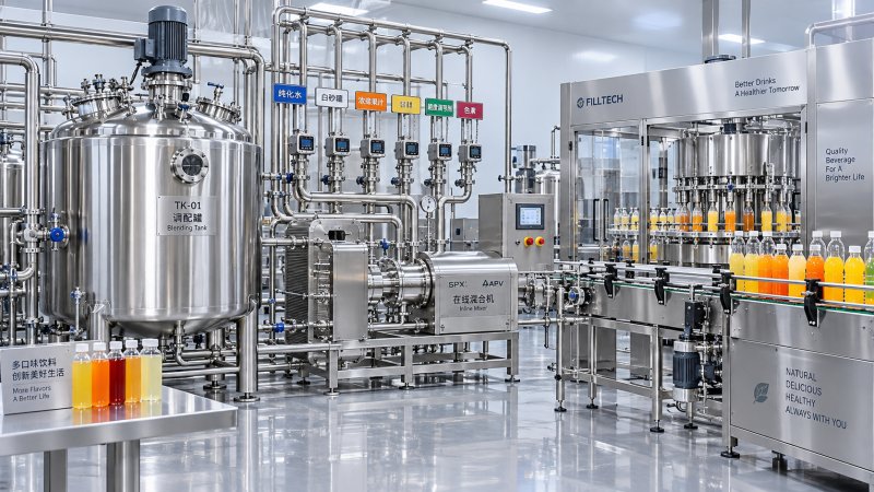 Batch Blending Tank or Inline Blender for Multi-Flavor Beverage Lines? Резервуар для периодического смешивания или поточный смеситель для линий розлива напитков с несколькими вкусами?