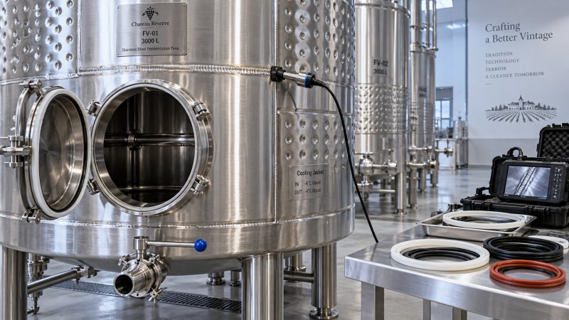 Inspección de tanques de fermentación usados: costos ocultos para compradores de bodegas