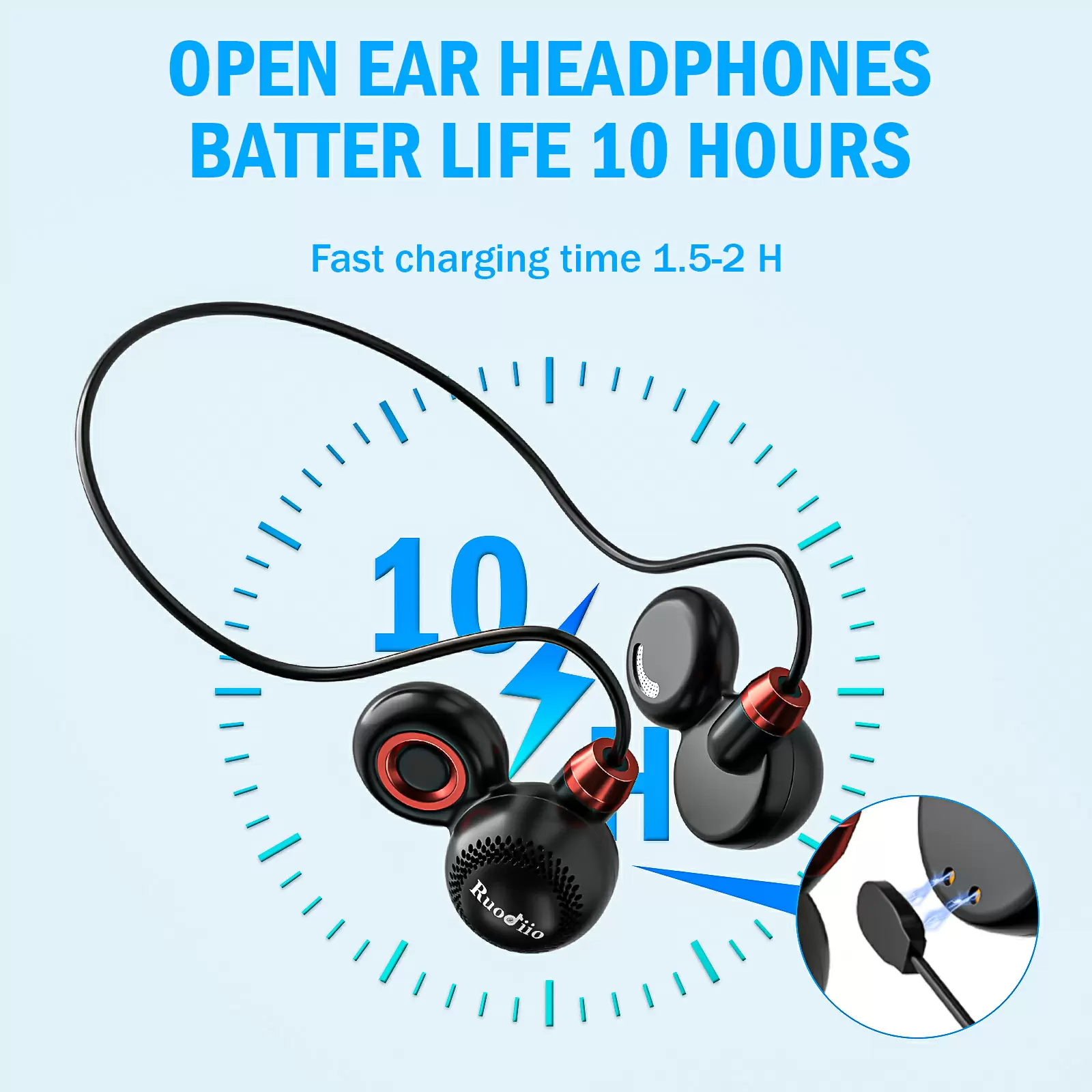 RC10 Air-Conducting Headphones