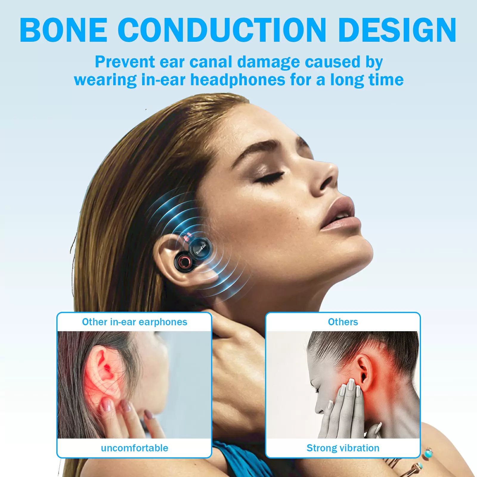 RC10 Air-Conducting Headphones