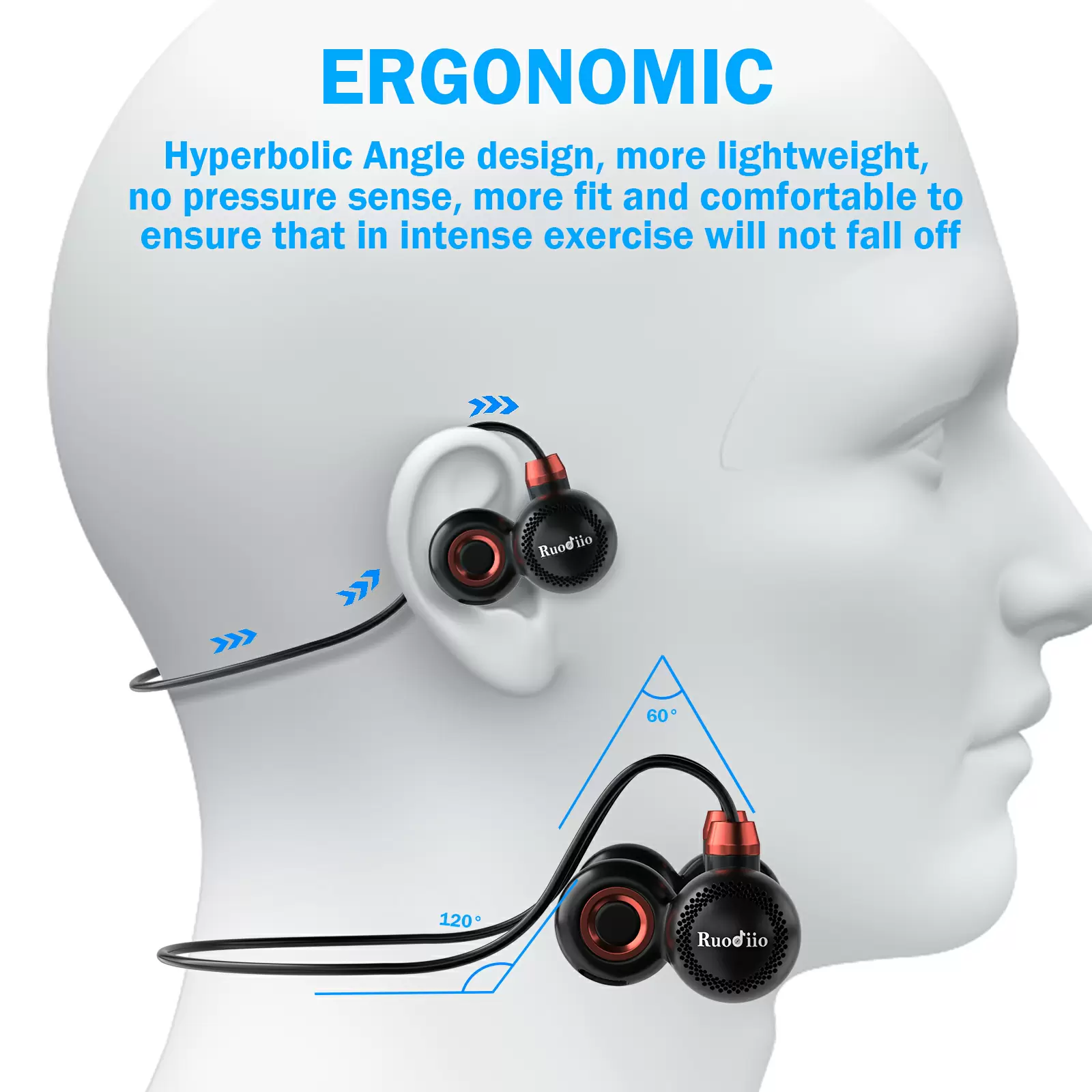 RC10 Air-Conducting Headphones