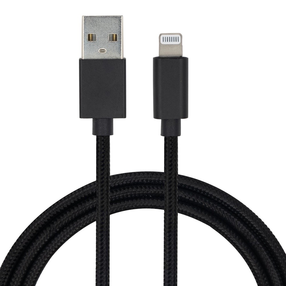 Nylon braided cable 黑色 (1)